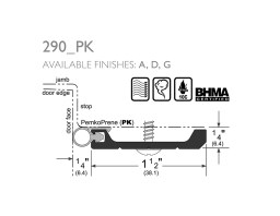 290_PK, 29045_NB, 2902_V & 2903_V Standard Jamb Gasketing | Image 1