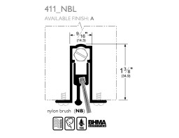 411_NBL, 411_RL & 420_PKL Automatic Door Bottoms | Image 1