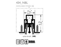 434_NBL & 434_RL Automatic Door Bottoms | Image 1