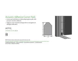 ACP112_ Acoustic Adhesive Corner Pads | Image 1