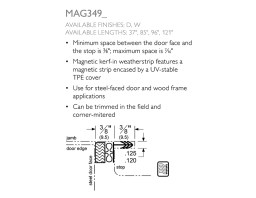 MAG349_ Magnetic Weatherstrip | Image 1