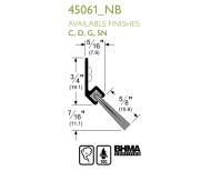 45041_NB, 45061_NB, 45062_NB & 45100_NB Nylon Brush Weatherstrip | Image 2