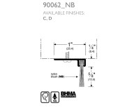 90041_NB, 90062_NB, 90100_NB & 90137_NB Nylon Brush Weatherstrip | Image 2