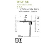 345_NB, 3452_NB, 90062_NB & 90100_NB Door Bottom Sweeps | Image 4