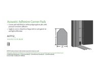 ACP112_ Acoustic Adhesive Corner Pads